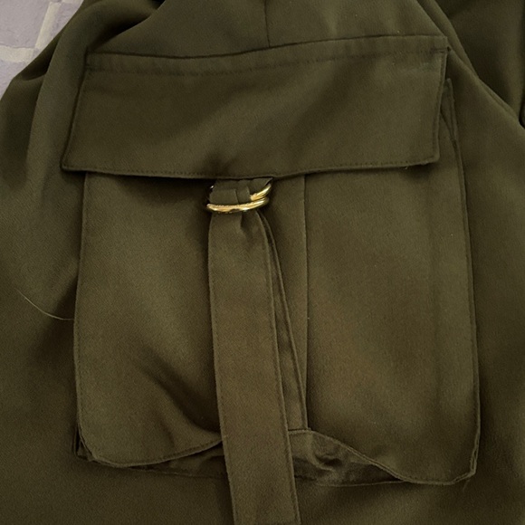 MICHAEL Michael Kors Dark Green Cargo Pants - Picture 5 of 8